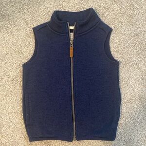 Carters fleece lined zip up  sweater vest